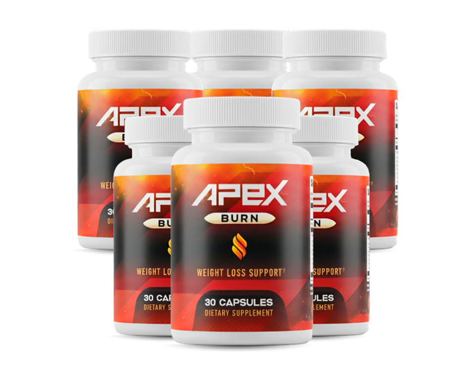 Six ApexBurn bottles